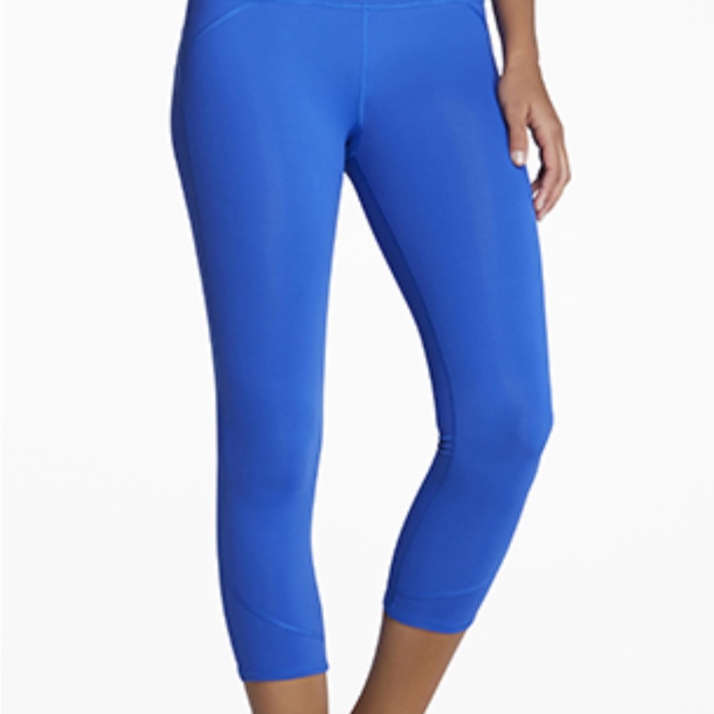 Women's Blue Capri Leggings